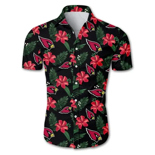 Discover Personalized Arizonna Football Cardinalss Team Hawaiian Shirt Short Sleeve Adult