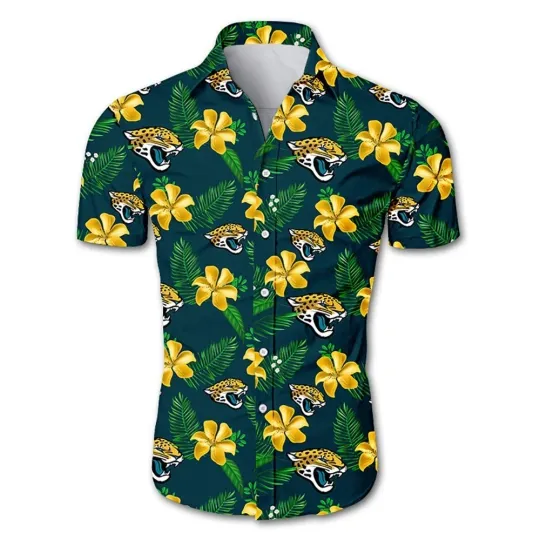 Discover Personalized Jacksonville Football Jaguarss Team Hawaiian Shirt Short Sleeve
