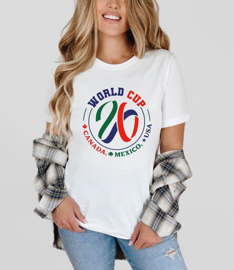 Discover World Cup 26 Shirt, Soccer Fan T-shirt, 2026 Football Tee, USA Canada Mexico Shirt