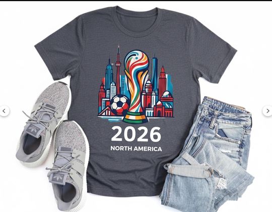World Cup 2026 Shirt, Political Soccer Fan Gift Shirt, Sports Apparel, Kids World Cup 2026 T-shirt, Soccer T-shirt