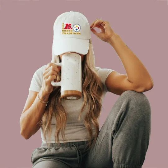 Discover Pittsburgh Steeler 2025 AFC North Division Champions Baseball Cap