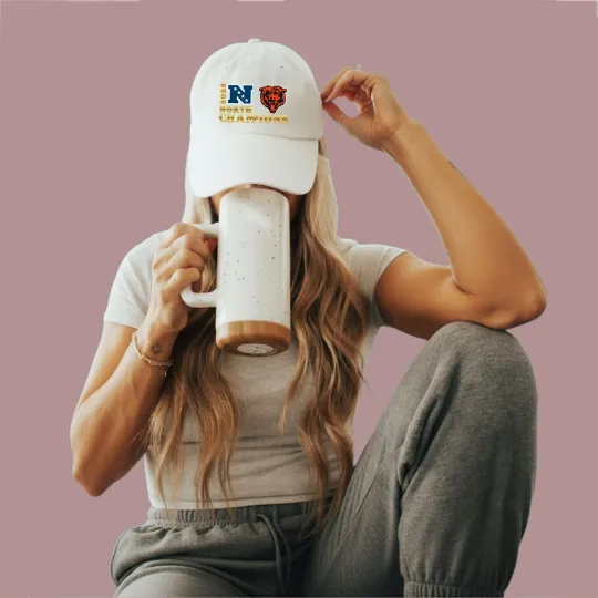 Discover Chicago Bears 2025 NFC North Champions Baseball Cap