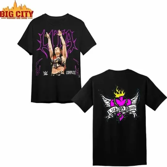 Discover Lita Wrestling Complex Boxy Double Sided T-Shirt