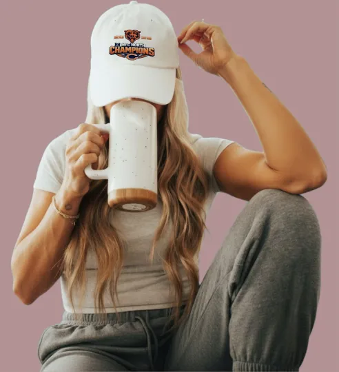 Discover Chicago Bears 2025 NFC North Division Champions Baseball Cap