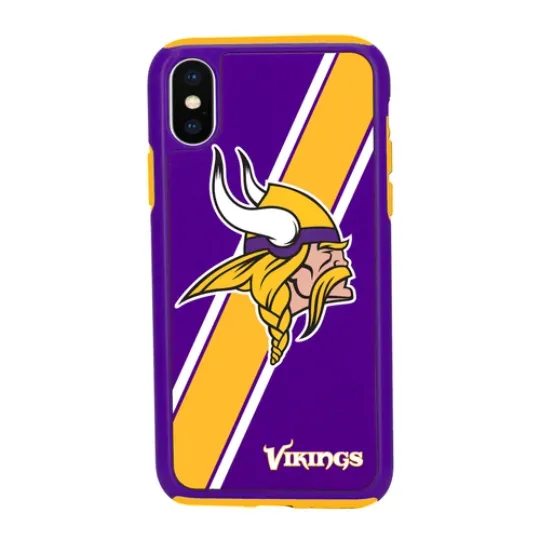 football Minnesota Vikings Dual Hybrid Case for iPhone XR (6.1")
