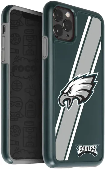 Discover FOCO football Philadelphia Eagles Hybrid Case for iPhone 11 Pro Max & XS Max (6.5")
