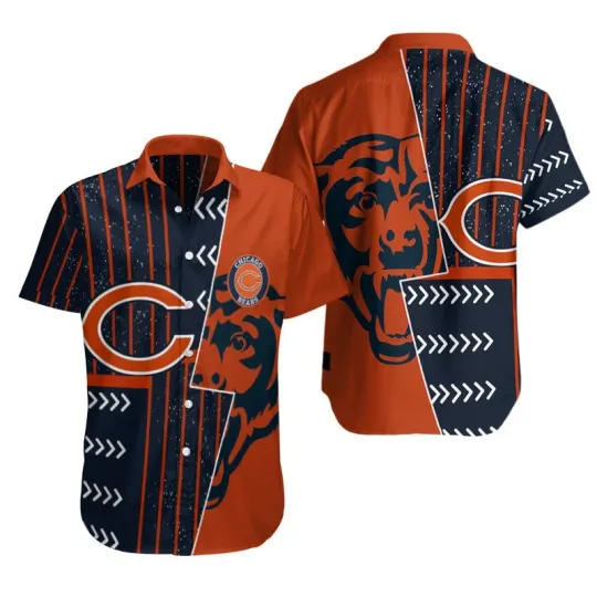 Discover Chicago Bears Tribal Power Hawaiian, Gift For Fans, Gift For Friends