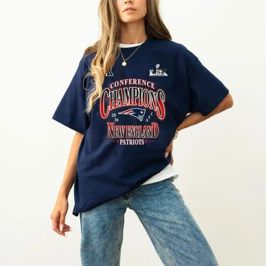 Discover New England Patriots 2025 AFC Championship T-Shirt