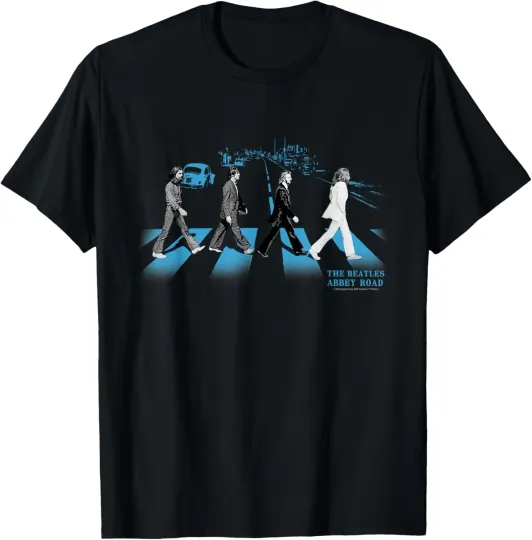 Discover The Beatles T-Shirt, The Beatles - Abbey Road street blues Shirt