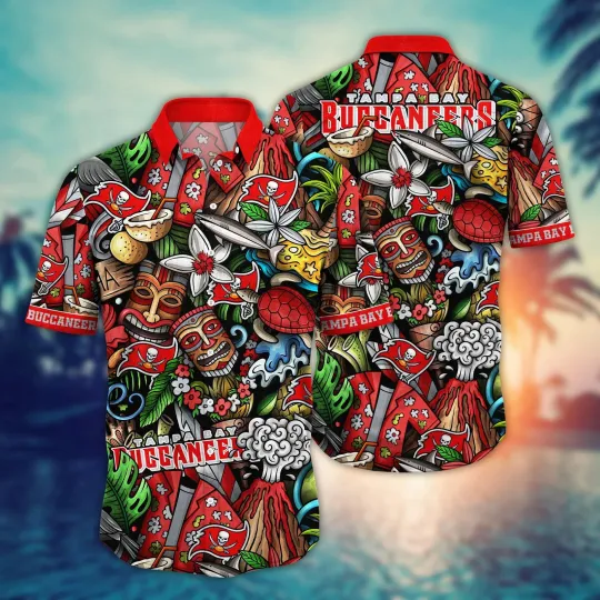 Tampa Bay Buccaneers Tropical Buccaneers Hawaii, Gift For Fans, Gift For Friends
