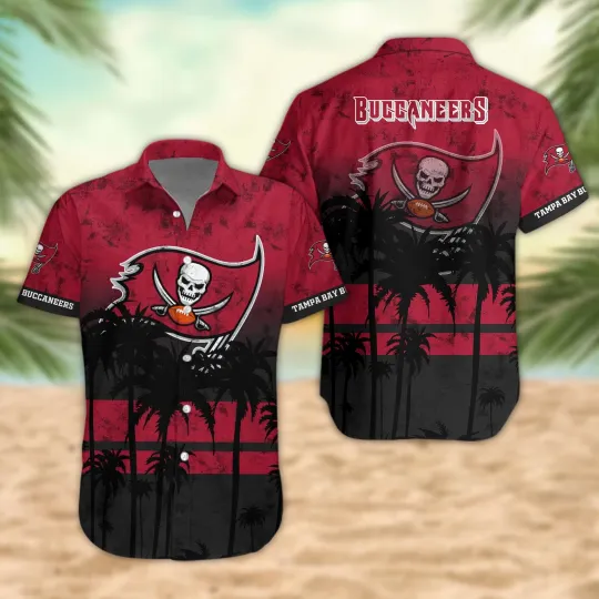 Tampa Bay Buccaneers Desert Sunset Hawaiian, Gift For Fans, Gift For Friends