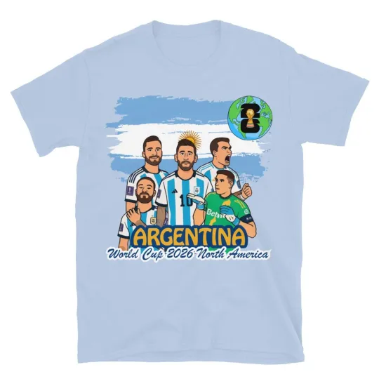 Discover World cup soccer 2026 Argentina Unisex T-Shirt Messi