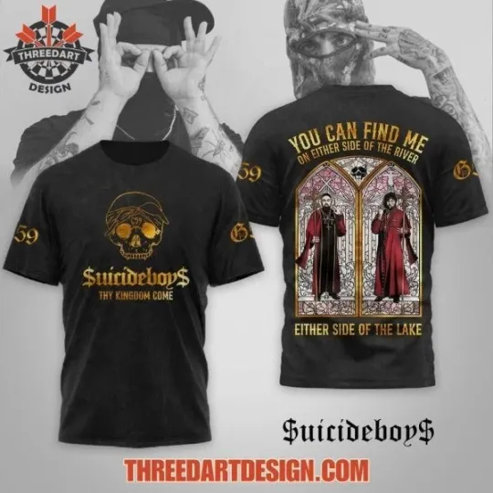 Suicideboy Thy Kingdom Come All Over Print 3D T-Shirt Gift For Fan