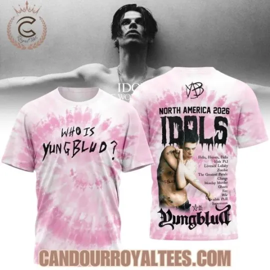 North America 2026 Idols Yungblud All Over Print 3D T-Shirt