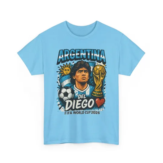 Discover Argentina World Cup 2026 T-Shirt – “Del Diego” Maradona Tribute Fans