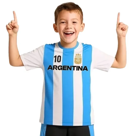 Discover Argentina National Football Team Official Tee Poly Soccer Tee Mess 10