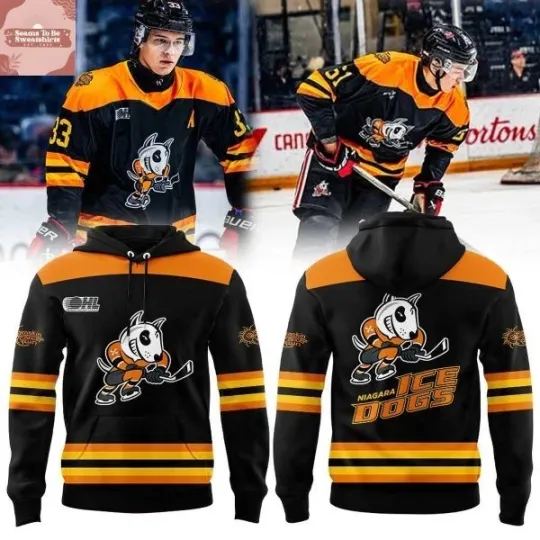 Discover Niagara Ice Dogs Cancer Care Programs 2026 3D Hoodie