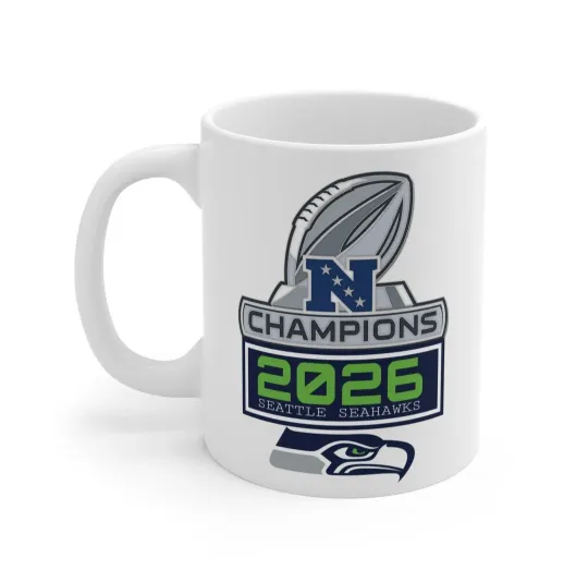 2026 NFC Champions Seattle Seahawks Coffee Mug
