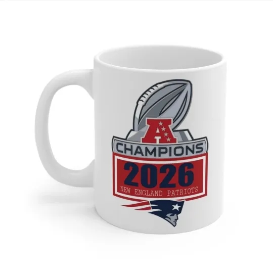 2026 AFC Champions Coffee Mug - New England Patriots