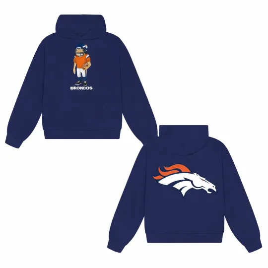 Discover B.a.d Bunny Broncos Football Team Hoodie for Fan