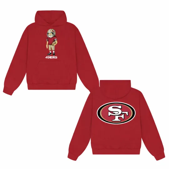 Discover B.a.d Bunny 49ers Football Team Hoodie for Fan