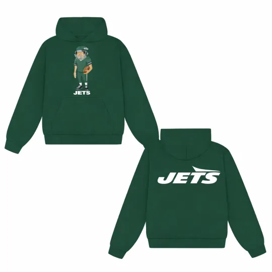 Discover B.a.d Bunny Jets Football Team Hoodie for Fan