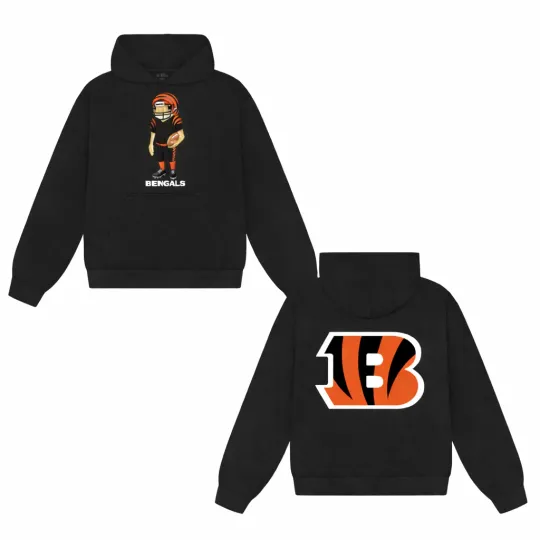 Discover B.a.d Bunny Bengals Football Team Hoodie for Fan