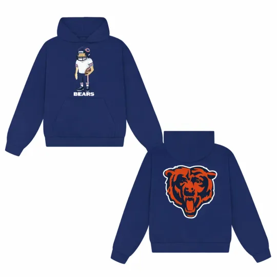 Discover B.a.d Bunny Bears Football Team Hoodie for Fan