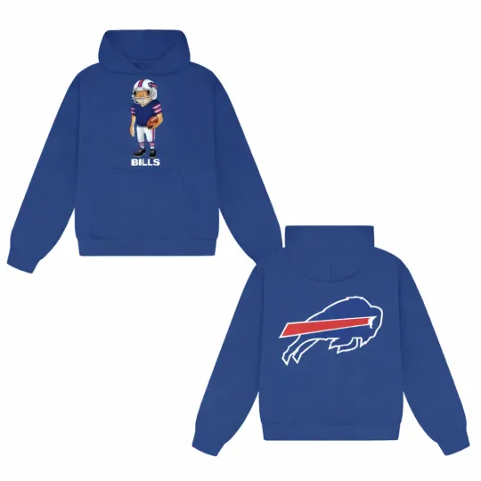 Discover B.a.d Bunny Bills Football Team Hoodie for Fan