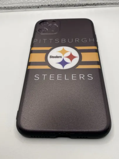 Discover Pittsburgh Steeler iPhone 11 Pro Case football Logo Black Gold Slim Phone Cover