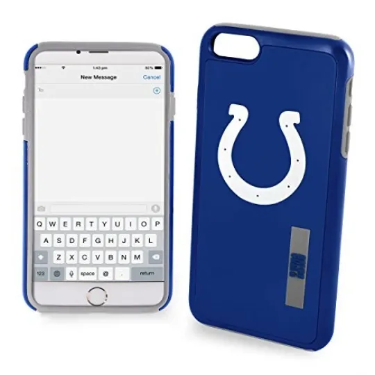 Discover football Indianapolis Colts Dual Hybrid for iPhone SE (2022, 20), 8, 7, 6S, 6