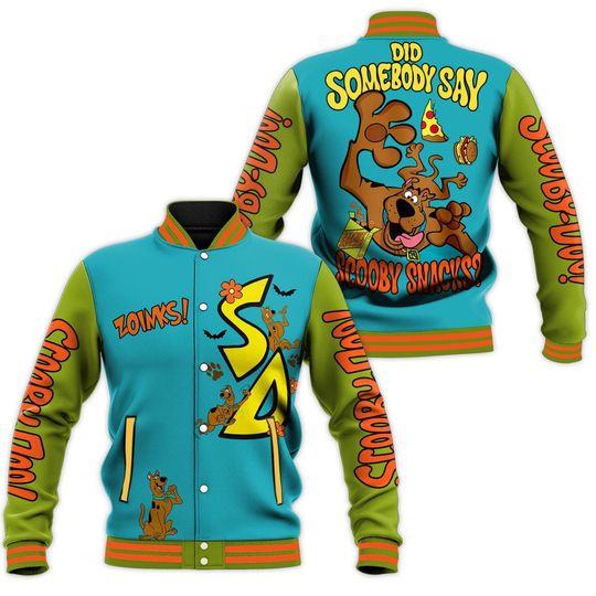 Scooby-doo New Baseball Jacket For Fan Gift for Men and Woman, Gift For Him, Gift For Friend