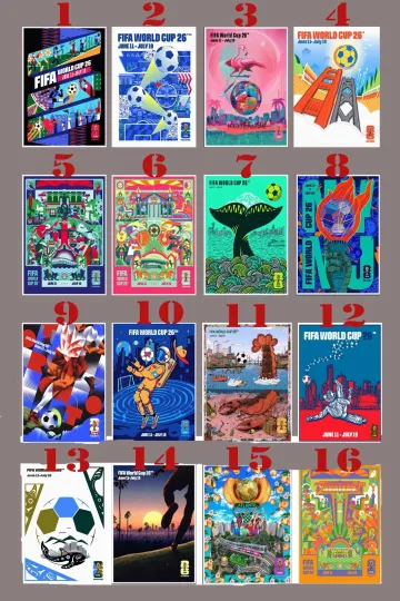 Discover New!!! Seattle Host City Poster FIFA World Cup 2026