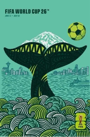 Discover FIFA World Cup 2026 - Seattle Poster Print