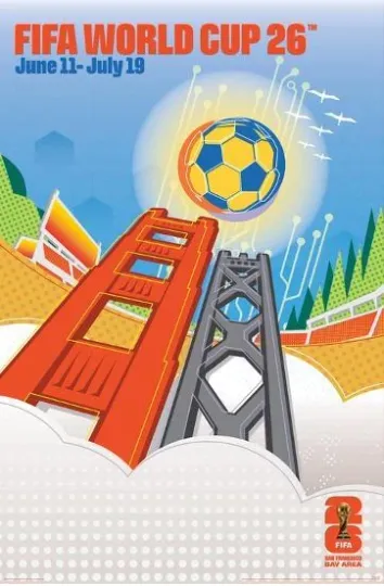 FIFA World Cup 2026 - San Francisco Bay Area Poster