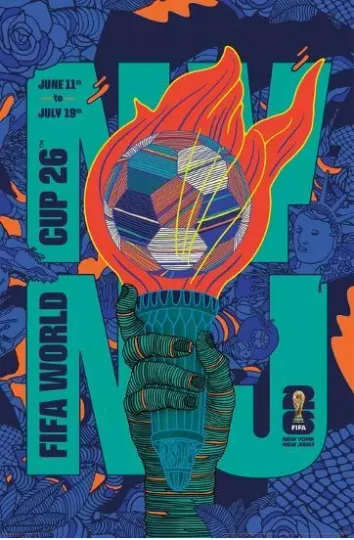 Discover FIFA World Cup 2026 - New York New Jersey Poster Print