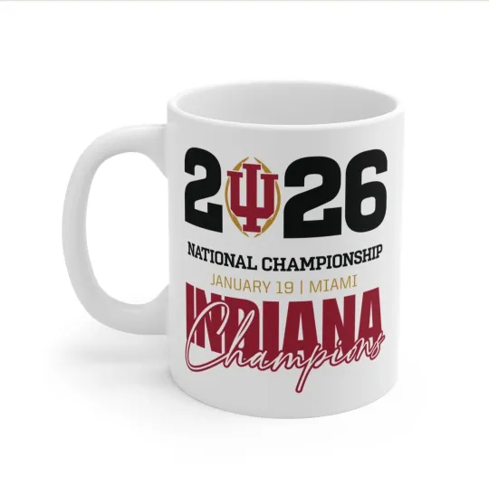 Discover 2026 Indiana Hoosiers National Champions Coffee Mug