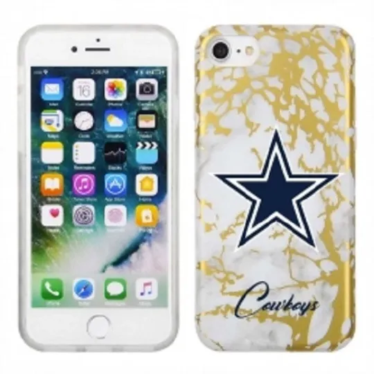 Discover PBG football Dallas Cowboys Marble Case for iPhone SE (2020), (22) 8, 7, 6 & 6S