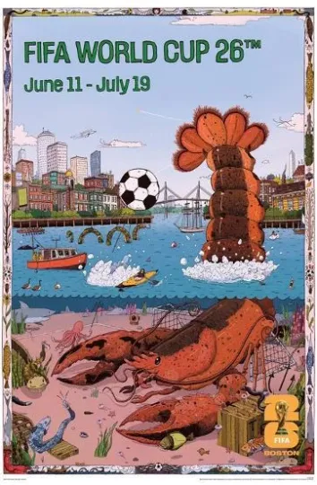 FIFA World Cup 2026 - Boston Poster Print