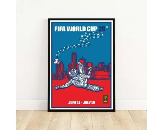 FIFA World Cup 2026 June 11 July 19 Official Art Poster