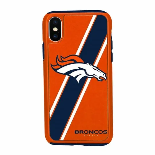 football Denver Broncos Dual Hybrid Case for iPhone XS Max 6.5"