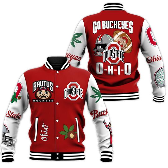 Discover Ohio State Buckeyes New Baseball Jacket For Fan, Gift For Him, Gift For Friend