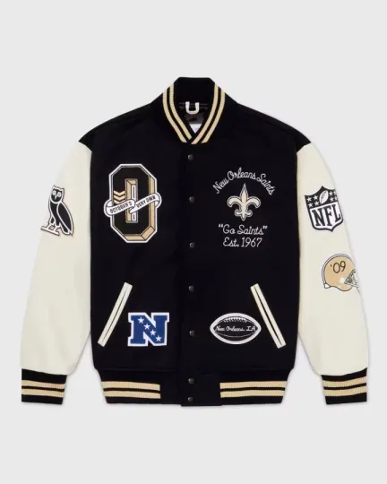 football New Orleans Saints Varsity Jacket