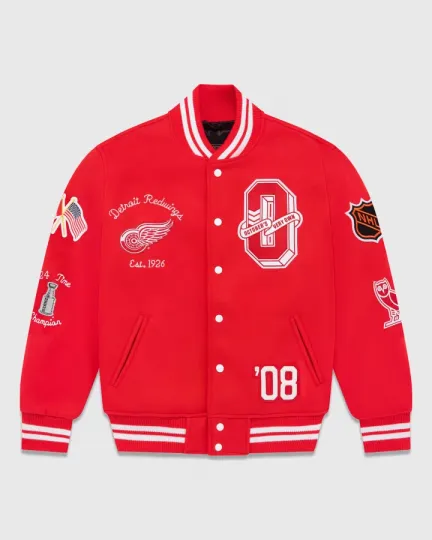Discover Detroit Red Wings Varsity Jacket