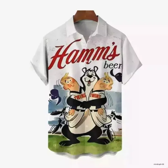 Discover Hamms Beer Tropical Hawaiian Shirt Unisex
