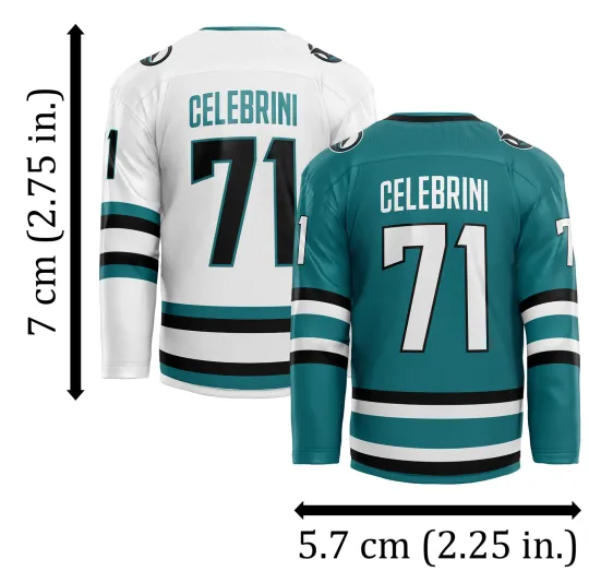 San Jose Hockey Jersey Size XS-5XL Fanmade