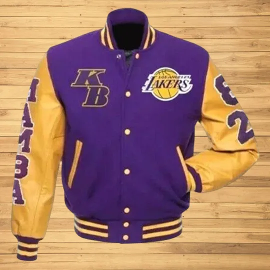 Discover LA Lak-ers Kobe Bryant Varsity Jacket