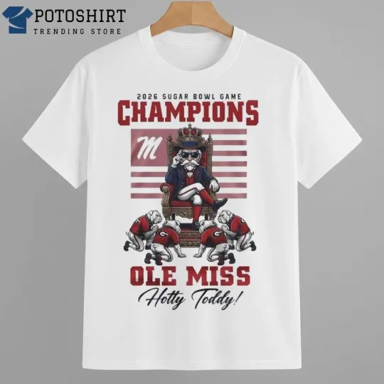 Ole Miss Rebels 2026 Sugar Bowl Game Champions Shirt