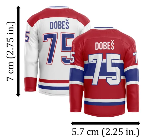 Discover Jakub Dobes Hockey Jersey Size XS-5XL Fanmade