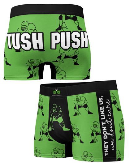 Philadelphia Eagles Boxer Briefs Kelly Green Athletic Underwear for Men